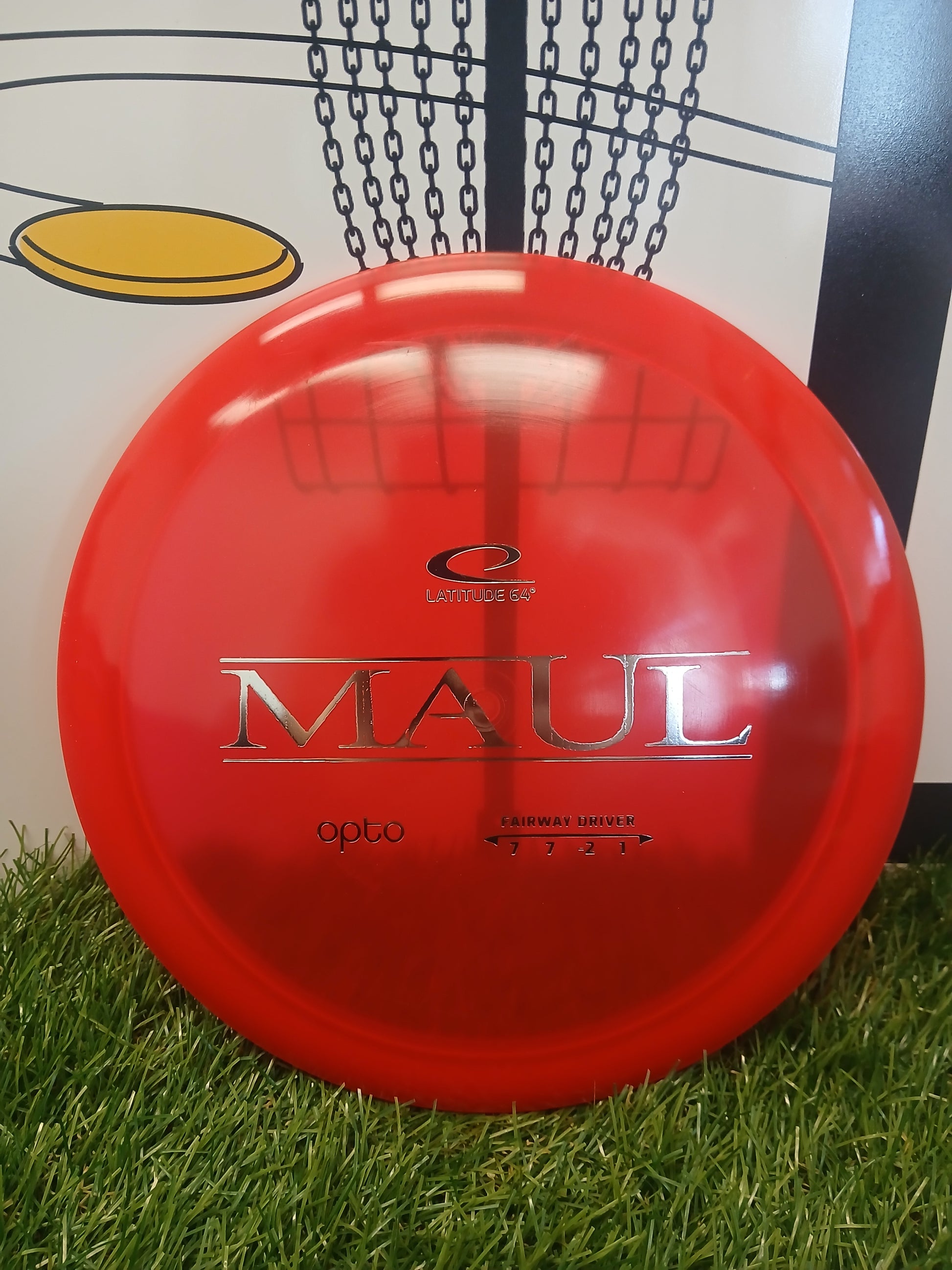 Latitude 64° Maul Opto fairway driver disc golf disc on grass